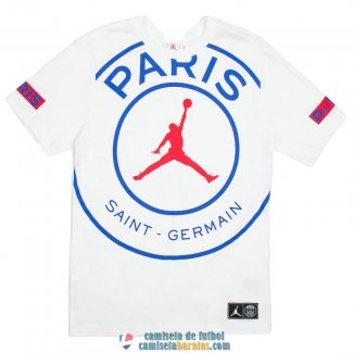 Camiseta PSG x Jordan Training White Big Logo 2020/2021