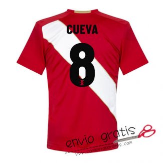 Camiseta Peru Segunda Equipacion 8#CUEVA 2018