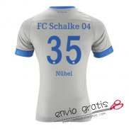 Camiseta Schalke 04 Segunda Equipacion 35#Nubel 2018-2019