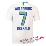Camiseta VfL Wolfsburg Segunda Equipacion 7#BREKALO 2018-2019