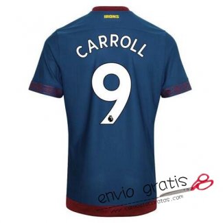 Camiseta West Ham United Segunda Equipacion 9#CARROLL 2018-2019