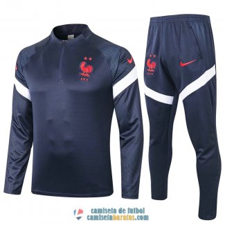 Francia Sudadera De Entrenamiento Navy + Pantalon 2020/2021