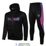 PSG x Jordan Chaqueta Capucha Black I + Pantalon Black 2021/2022 PSG x Jordan Chaqueta Capucha Black I + Pantalon Black 2021/2022