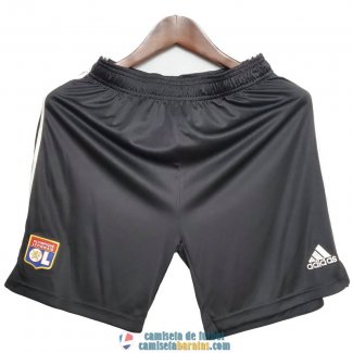 Pantalon Corto Olympique Lyonnais Black 2020/2021