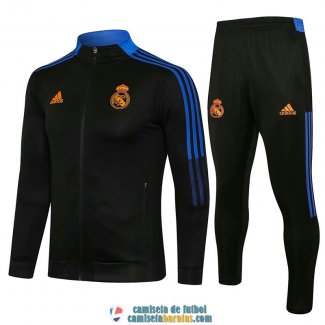 Real Madrid Chaqueta Black II + Pantalon Black II 2021/2022