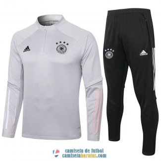 Alemania Sudadera De Entrenamiento Light Grey + Pantalon 2020/2021