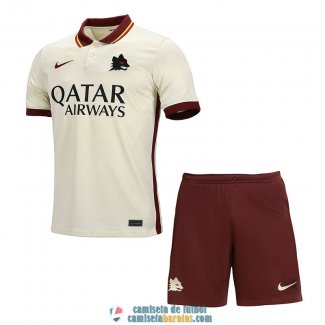 Camiseta AS Roma Ninos Segunda Equipacion 2020/2021