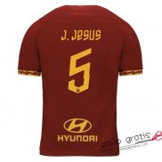 Camiseta AS Roma Primera Equipacion 5#J.JESUS 2019-2020