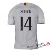 Camiseta AS Roma Segunda Equipacion 14#SCHICK 2018-2019