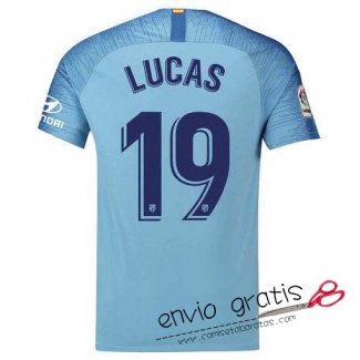 Camiseta Atletico de Madrid Segunda Equipacion 19#LUCAS 2018-2019