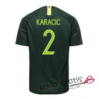 Camiseta Australia Segunda Equipacion 2#KARACIC 2018