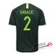 Camiseta Australia Segunda Equipacion 2#KARACIC 2018