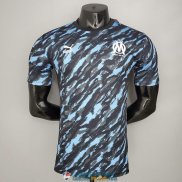 Camiseta Authentic Olympique Marseille Tracksuit Black 2021/2022