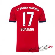 Camiseta Bayern Munich Primera Equipacion 17#BOATENG 2018-2019