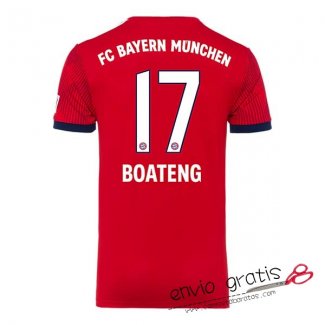Camiseta Bayern Munich Primera Equipacion 17#BOATENG 2018-2019