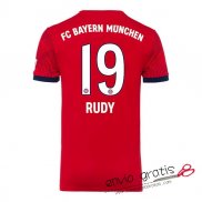 Camiseta Bayern Munich Primera Equipacion 19#RUDY 2018-2019