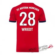 Camiseta Bayern Munich Primera Equipacion 28#WRIDET 2018-2019
