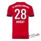 Camiseta Bayern Munich Primera Equipacion 28#WRIDET 2018-2019