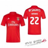 Camiseta Benfica Primera Equipacion 22#SAMARIS 2018-2019