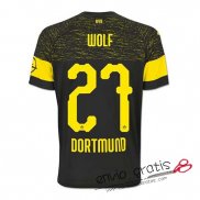Camiseta Borussia Dortmund Segunda Equipacion 27#WOLF 2018-2019