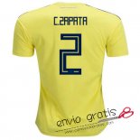 Camiseta Colombia Primera Equipacion 2#C.ZAPATA 2018