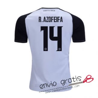 Camiseta Costa Rica Segunda Equipacion 14#R.AZOFEIFA 2018