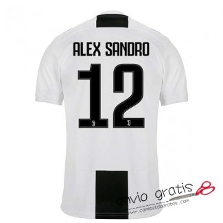 Camiseta Juventus Primera Equipacion 12#ALEX SANDRO 2018-2019