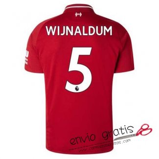 Camiseta Liverpool Primera Equipacion 5#WIJNALDUM 2018-2019