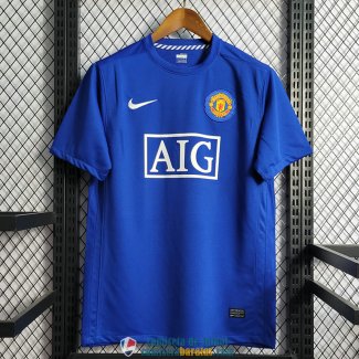 Camiseta Manchester United Retro Segunda Equipacion 2007/2008