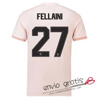 Camiseta Manchester United Segunda Equipacion 27#FELLAINI Cup Printing 2018-2019