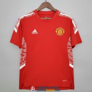 Camiseta Manchester United Training Red III 2021/2022