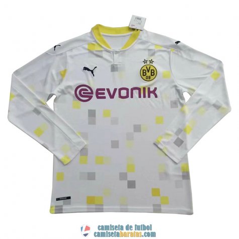 caravana Puntero bicicleta Camiseta Manga Larga Borussia Dortmund Tercera Equipacion 2020/2021 -  camisetabaratas.com