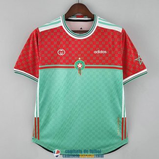 Camiseta Marruecos x Gucci Special Edition Green 2022/2023