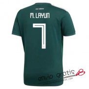 Camiseta Mexico Primera Equipacion 7#M.LAYUN 2018