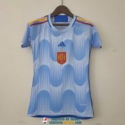 Camiseta Mujer Espana Segunda Equipacion 2022/2023