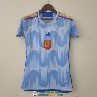 Camiseta Mujer Espana Segunda Equipacion 2022/2023