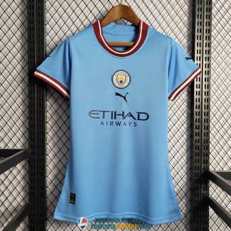 Camiseta Mujer Manchester City Primera Equipacion 2022/2023