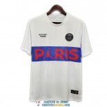 Camiseta PSG x Jordan Training White Blue 2020/2021 Camiseta PSG x Jordan Training White Blue 2020/2021