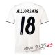 Camiseta Real Madrid Primera Equipacion 18#M.LLORENTE 2018-2019
