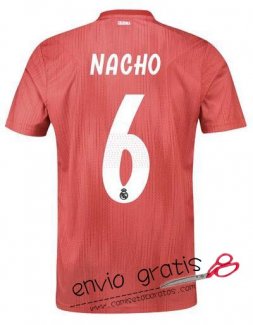 Camiseta Real Madrid Tercera Equipacion 6#NACHO 2018-2019