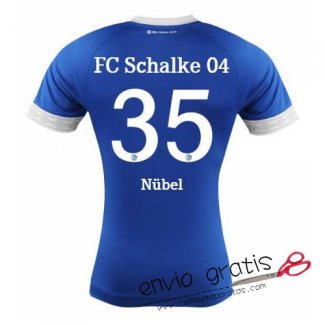 Camiseta Schalke 04 Primera Equipacion 35#Nubel 2018-2019