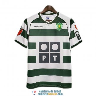 Camiseta Sporting Lisboa Retro Primera Equipacion 2001 2002