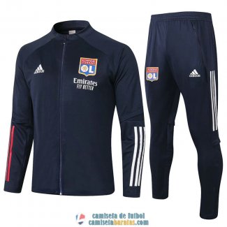 Olympique Lyonnais Chaqueta Navy + Pantalon 2020/2021