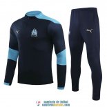 Olympique Marseille Sudadera De Entrenamiento Navy + Pantalon 2020/2021