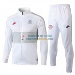 PSG Chaqueta White Grey + Pantalon 2019-2020 PSG Chaqueta White Grey + Pantalon 2019-2020
