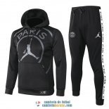 PSG x JORDAN Sudadera Capucha Black + Pantalon Black 2020/2021 PSG x JORDAN Sudadera Capucha Black + Pantalon Black 2020/2021