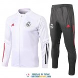 Real Madrid Chaqueta White + Pantalon 2020/2021
