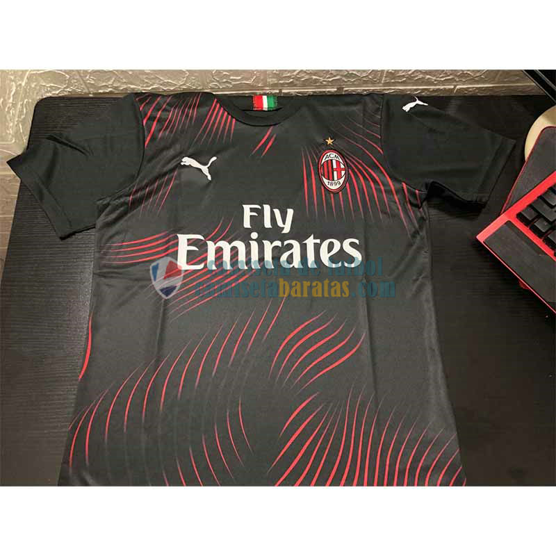 Camiseta AC Milan Tercera Equipacion 2019-2020 - camisetabaratas.com