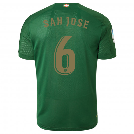 Camiseta Athletic Bilbao Segunda Equipacion 6#SAN JOSE 2019-2020
