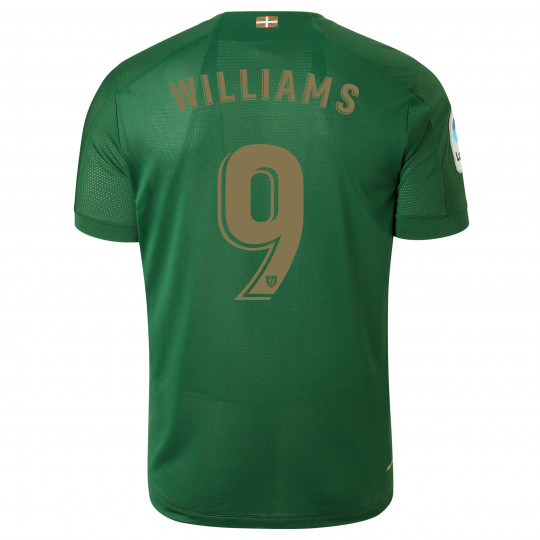 Camiseta Athletic Bilbao Segunda Equipacion 9#WILLIAMS 2019-2020